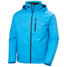 Load image into Gallery viewer, Helly Hansen Men&#39;s Crew Hooded Midlayer HT Waterproof Insulated Jacket 2 (Cyan)
