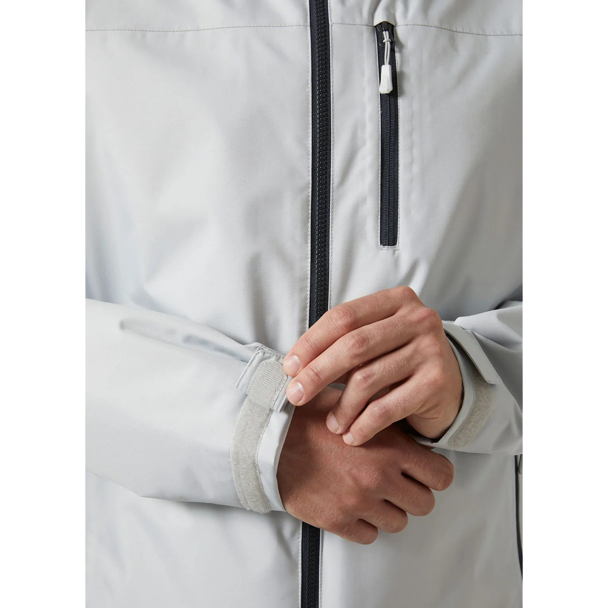 Helly Hansen Men's Crew Hooded Midlayer HT 2L Waterproof Insulated Jacket 2.0 (Grey Fog)