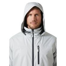 Load image into Gallery viewer, Helly Hansen Men&#39;s Crew Hooded Midlayer HT Waterproof Insulated Jacket 2 (Grey Fog)
