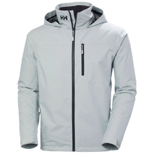 Load image into Gallery viewer, Helly Hansen Men&#39;s Crew Hooded Midlayer HT Waterproof Insulated Jacket 2 (Grey Fog)
