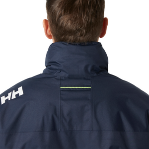 Helly Hansen Men's Crew Hooded Midlayer HT Waterproof Insulated Jacket 2.0 (Navy)