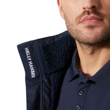 Load image into Gallery viewer, Helly Hansen Men&#39;s Crew Hooded Midlayer HT Waterproof Insulated Jacket 2.0 (Navy)
