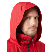 Load image into Gallery viewer, Helly Hansen Men&#39;s Crew Hooded Midlayer HT Waterproof Insulated Jacket 2.0 (Red)
