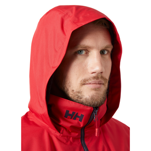 Helly Hansen Men's Crew Hooded Midlayer HT Waterproof Insulated Jacket 2.0 (Red)