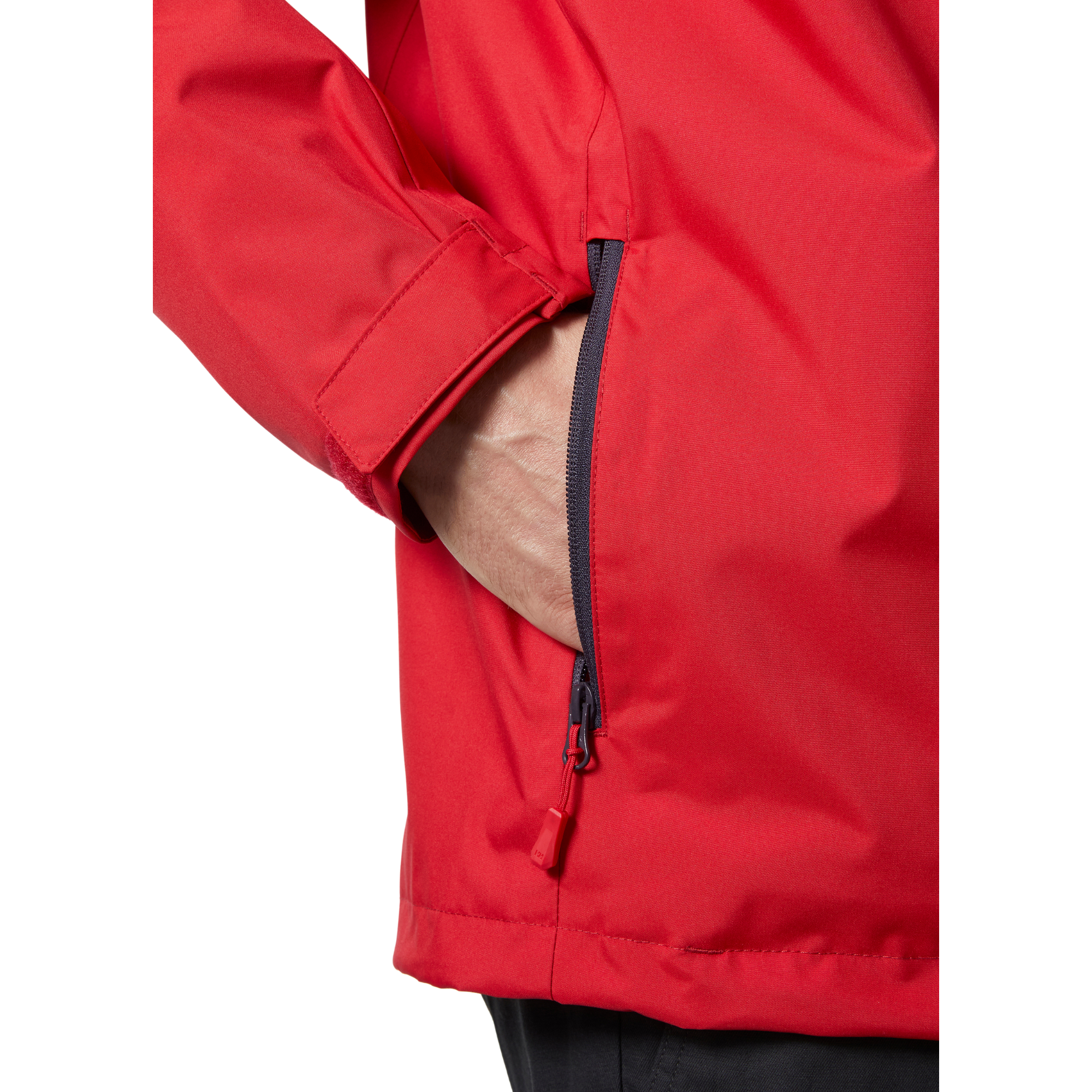 Helly Hansen Men's Crew Hooded Midlayer Waterproof Insulated Jacket 2 Red 162 34442