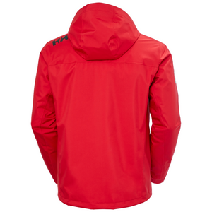 Helly Hansen Men's Crew Hooded Midlayer HT Waterproof Insulated Jacket 2.0 (Red)