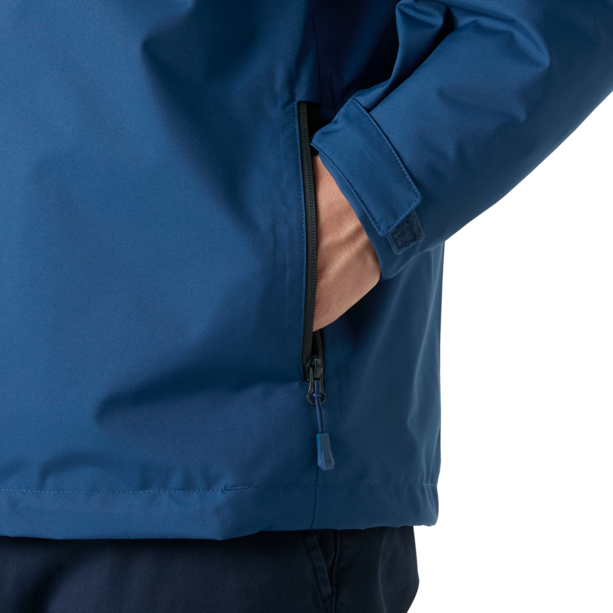 Helly Hansen Men's Crew Pile 2L HT Hooded Waterproof Insulated Jacket Dark Blue 507 34526