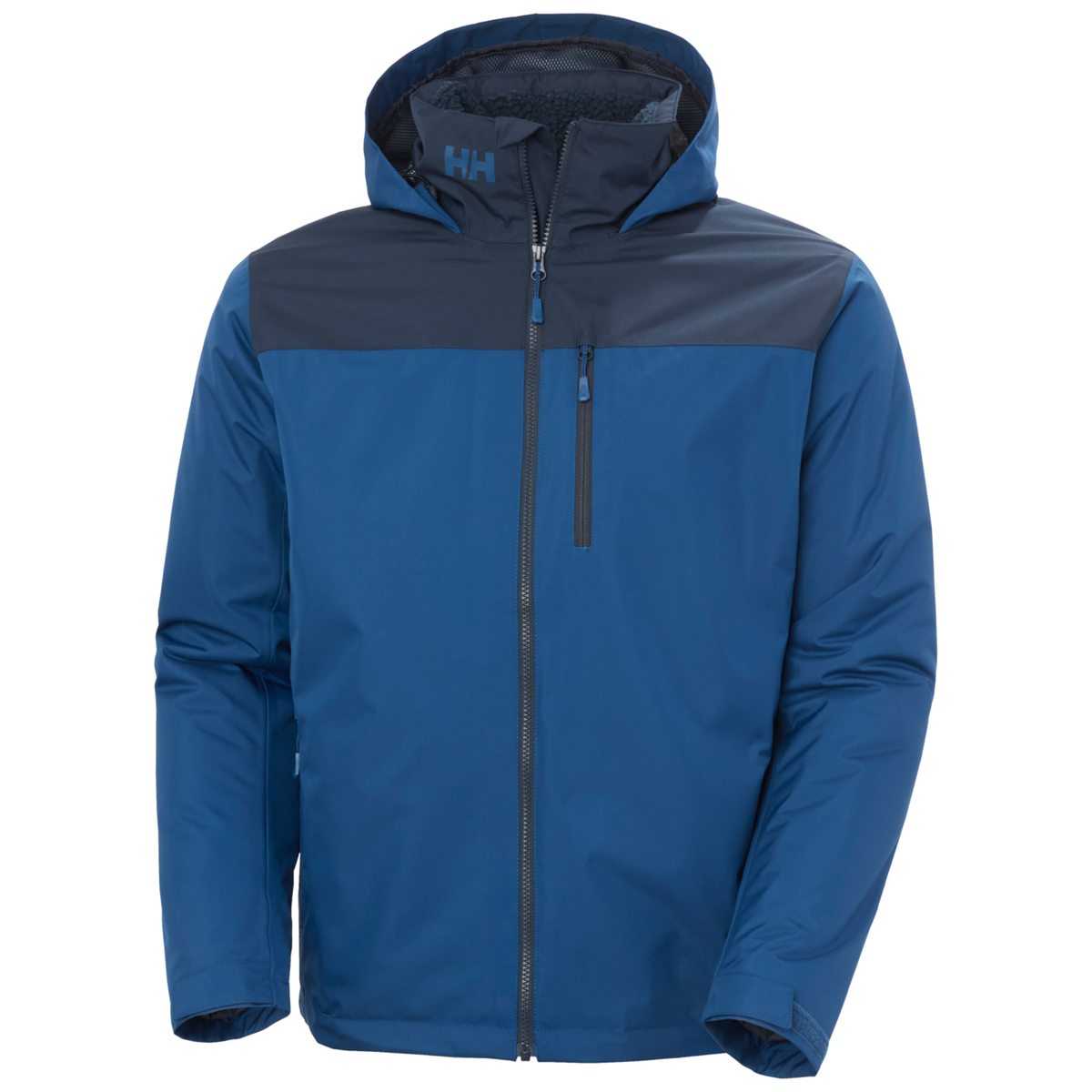 Helly Hansen Men's Crew Pile 2L HT Hooded Waterproof Insulated Jacket Dark Blue 507 34526
