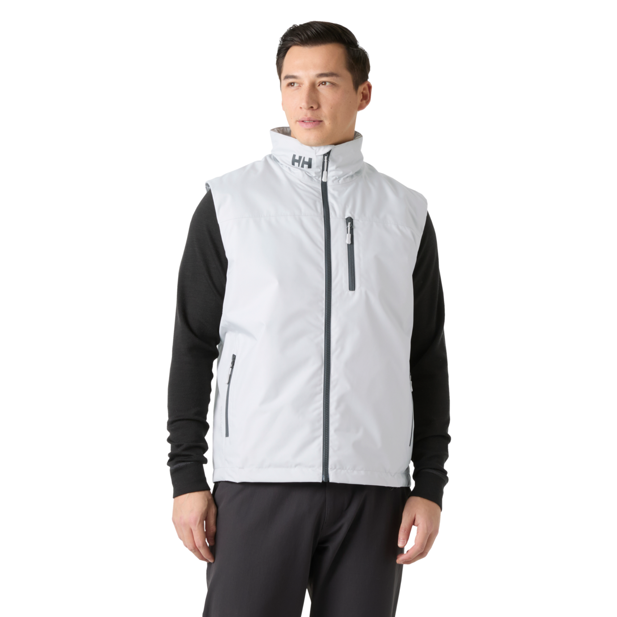 Helly Hansen Men's Crew Pile Waterproof Insulated Vest Grey Fog 853 34609