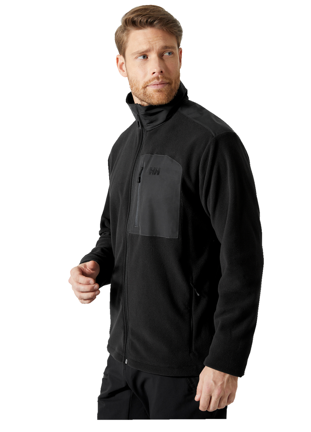 Helly Hansen Men's Daybreaker Block Full Zip Fleece (Black)