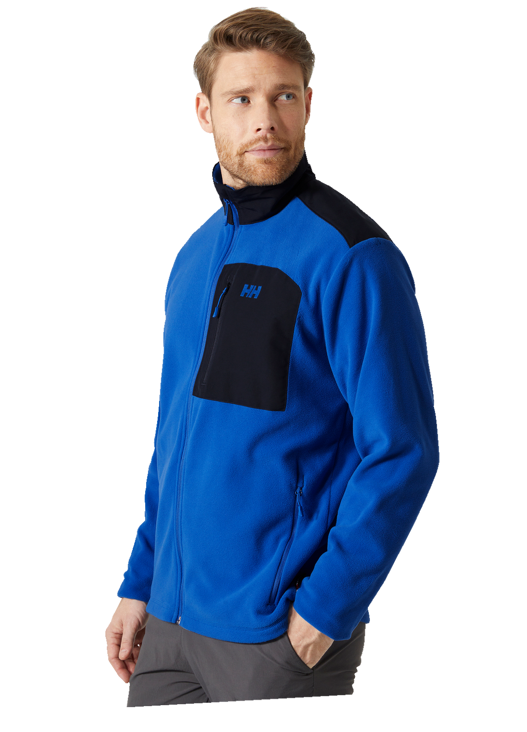 Helly Hansen Men's Daybreaker Block Full Zip Microfleece (Cobalt 2.0)