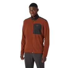 Load image into Gallery viewer, Helly Hansen Men&#39;s Daybreaker Block Full Zip Fleece (Iron Oxide)
