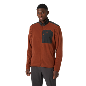 Helly Hansen Men's Daybreaker Block Full Zip Fleece (Iron Oxide)