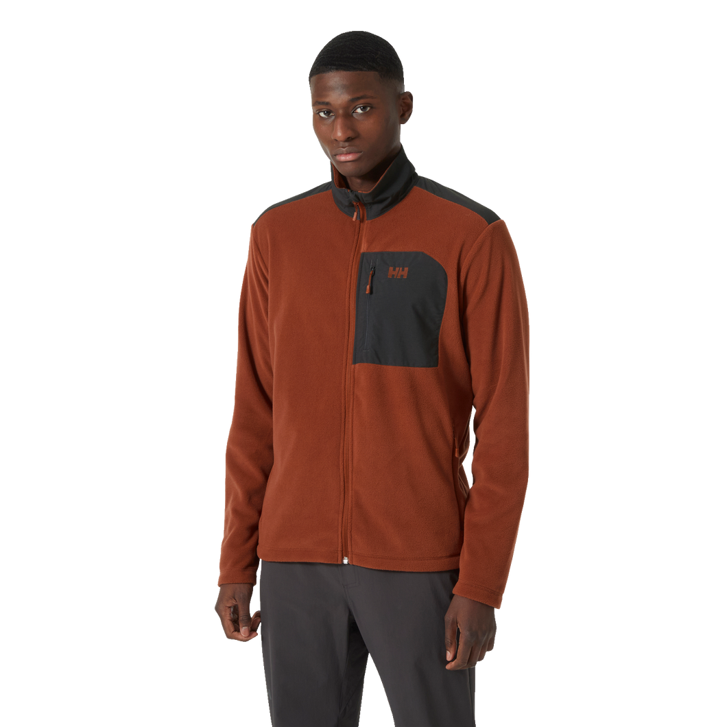 Helly Hansen Men's Daybreaker Block Full Zip Fleece (Iron Oxide)