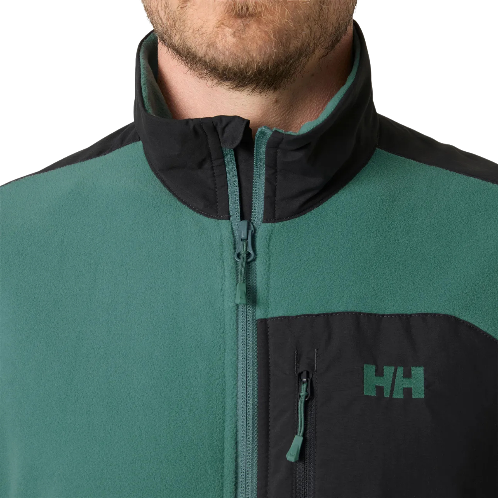 Helly Hansen Men's Daybreaker Block Full Zip Fleece (Opal Green)