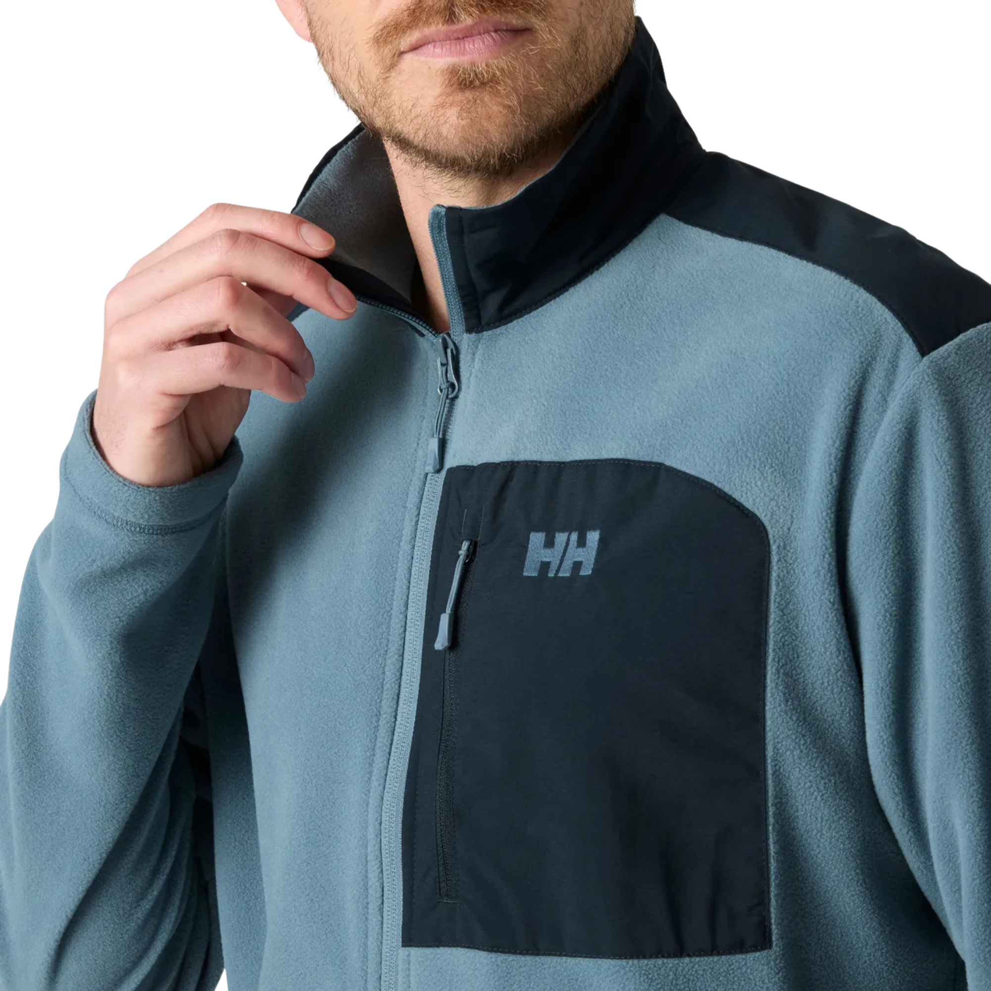 Helly Hansen Men's Daybreaker Block Full Zip Fleece (Washed Navy)