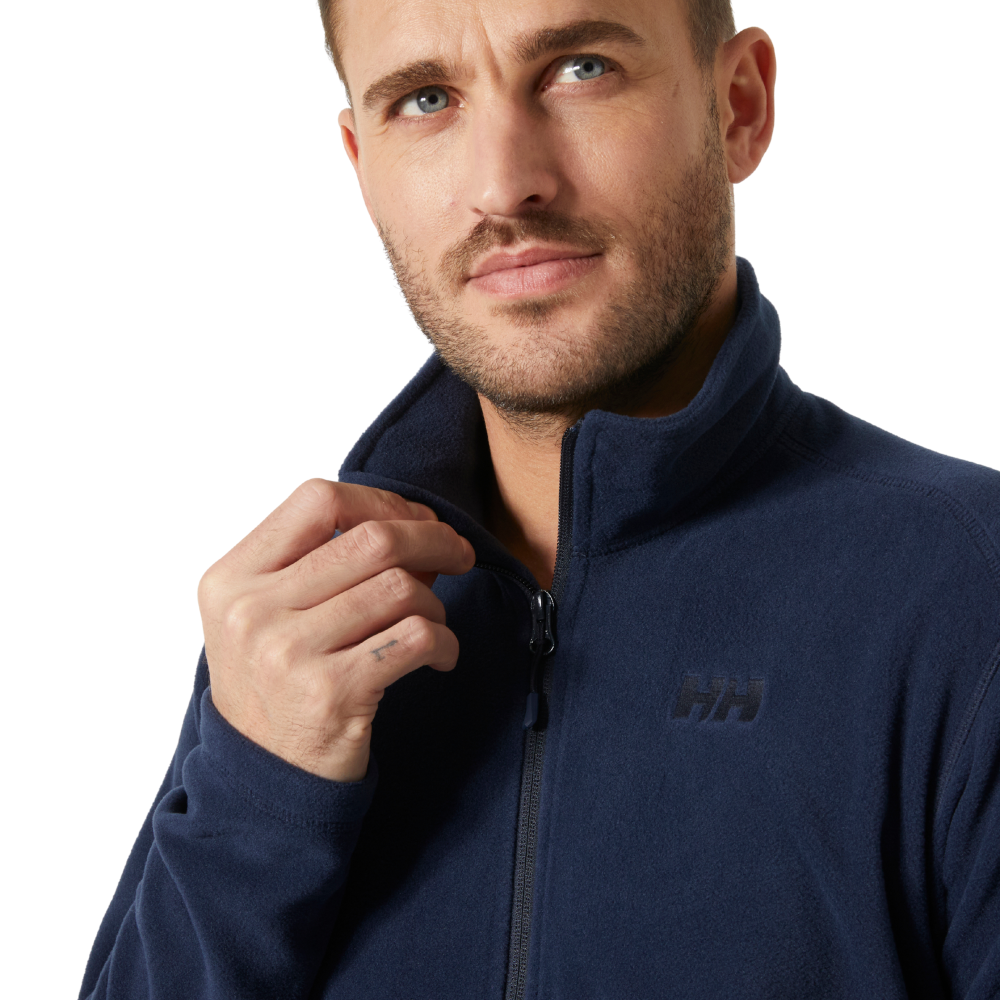 Helly Hansen Men's Daybreaker Polartec Full Zip Fleece (Navy)