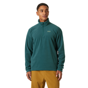 Helly Hansen Men's Daybreaker Half Zip Polartec Fleece Top (Dark Creek)