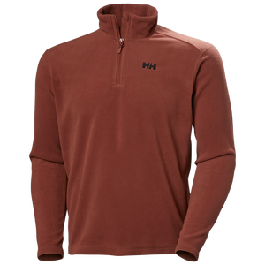 Helly Hansen Men's Daybreaker Half Zip Polartec Fleece Top (Iron Oxide)