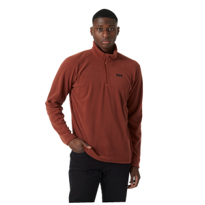Helly Hansen Men s Daybreaker Half Zip Polartec Fleece Top Iron Oxide
