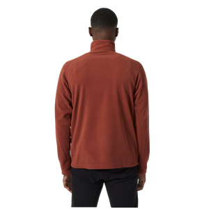 Helly Hansen Men's Daybreaker Half Zip Polartec Fleece Top (Iron Oxide)