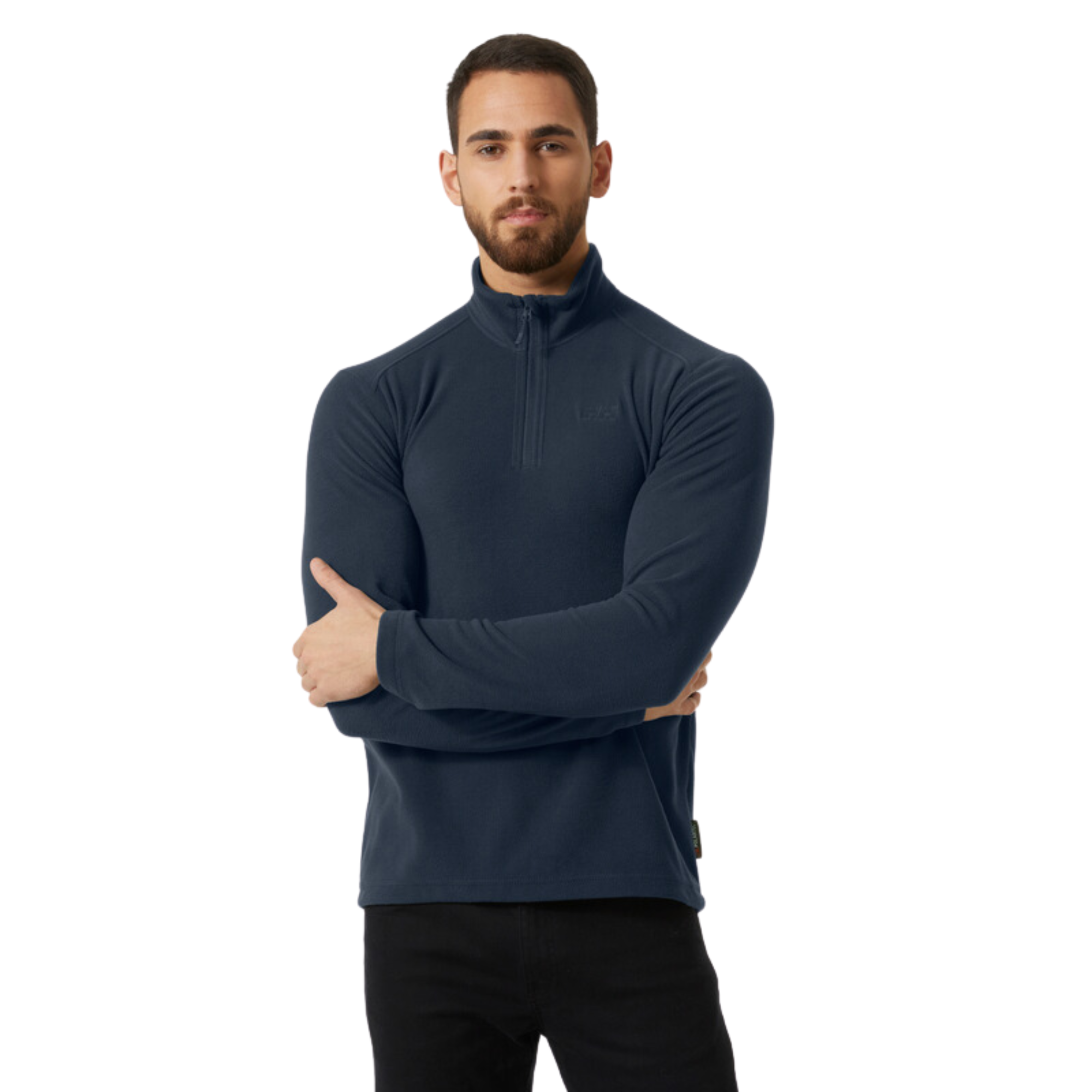 Helly Hansen Men's Daybreaker Polartec Half Zip Fleece Top (Navy)