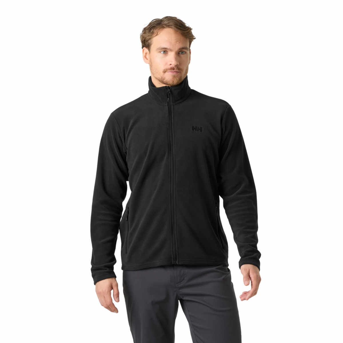 Helly Hansen Men's Daybreaker Polartec Full Zip Fleece Jacket Black 990 48281