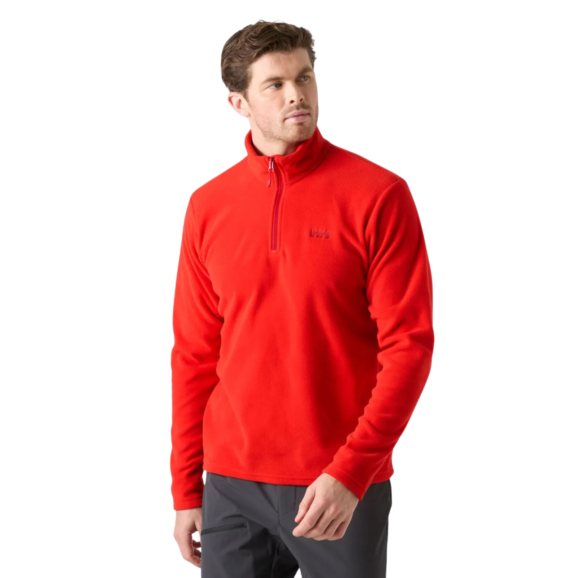 Helly Hansen Men's Daybreaker Polartec Half Zip Fleece Top Alert Red 222 48286