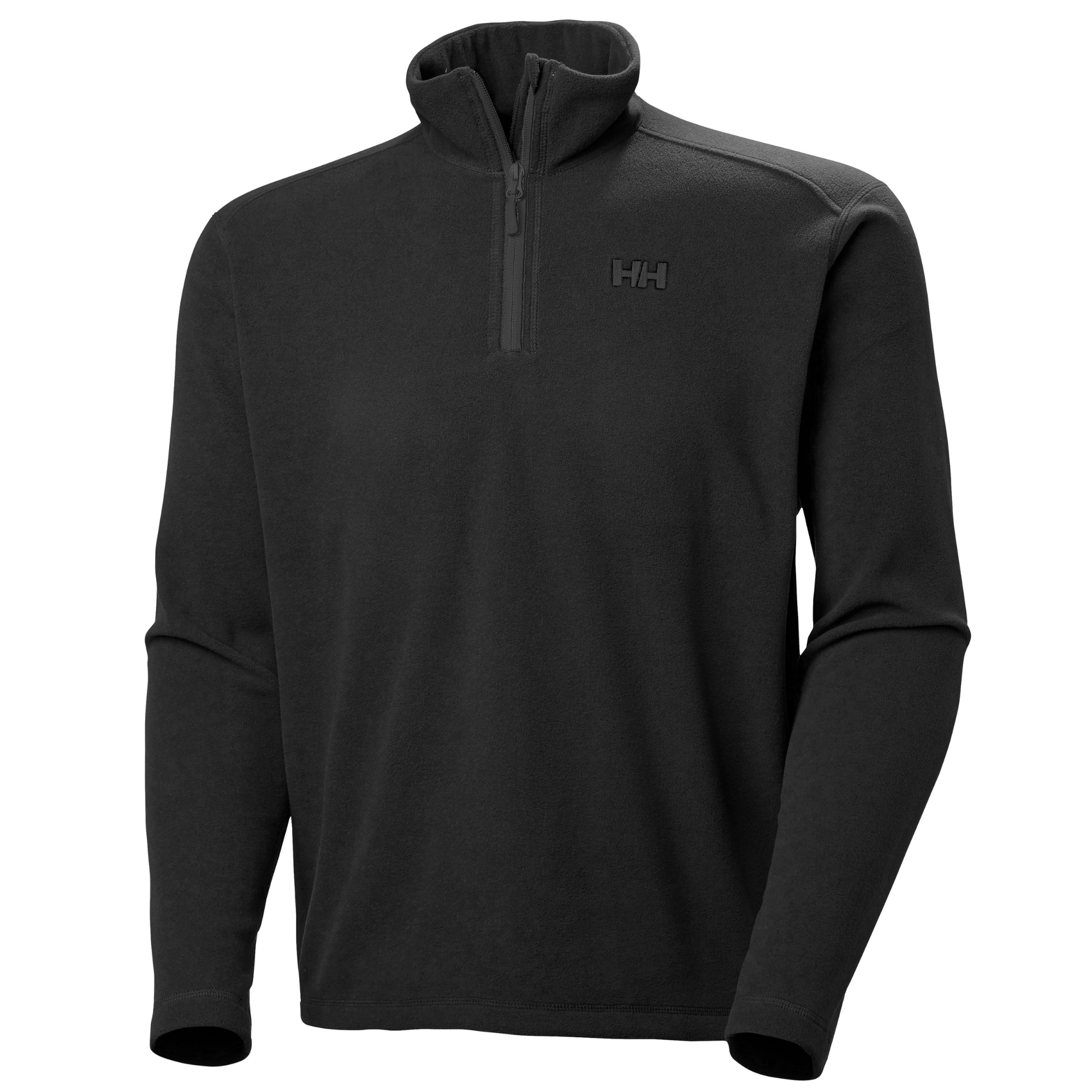 Helly Hansen Men's Daybreaker Polartec Half Zip Fleece Top (Black)