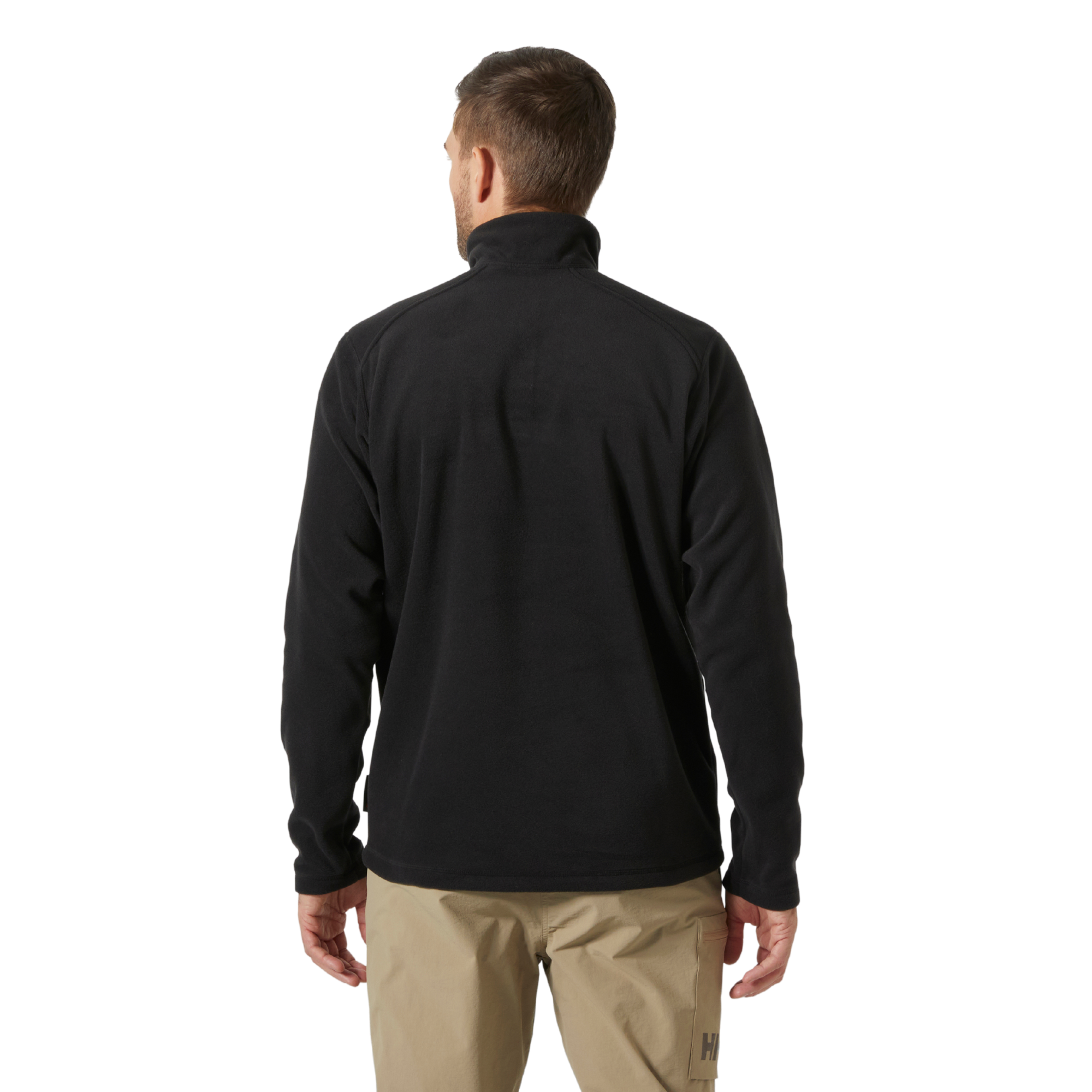 Helly Hansen Men's Daybreaker Polartec Half Zip Fleece Top (Black)