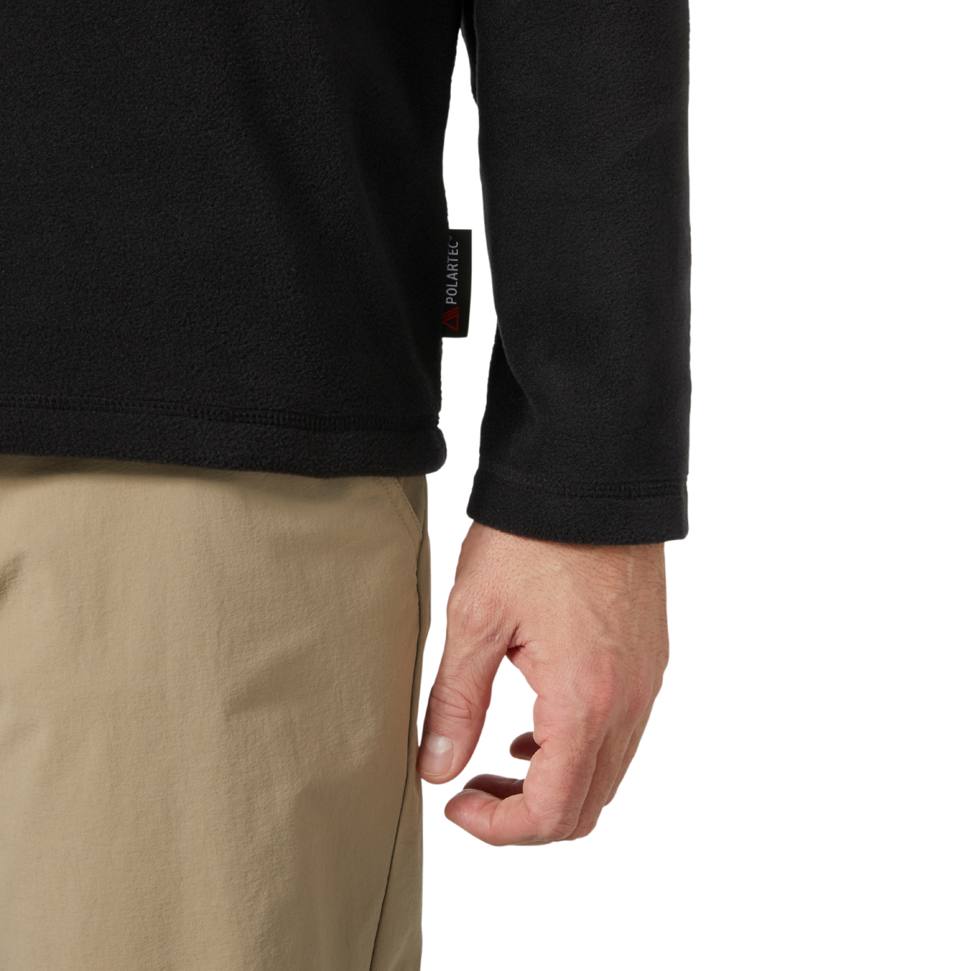 Helly Hansen Men's Daybreaker Polartec Half Zip Fleece Top (Black)