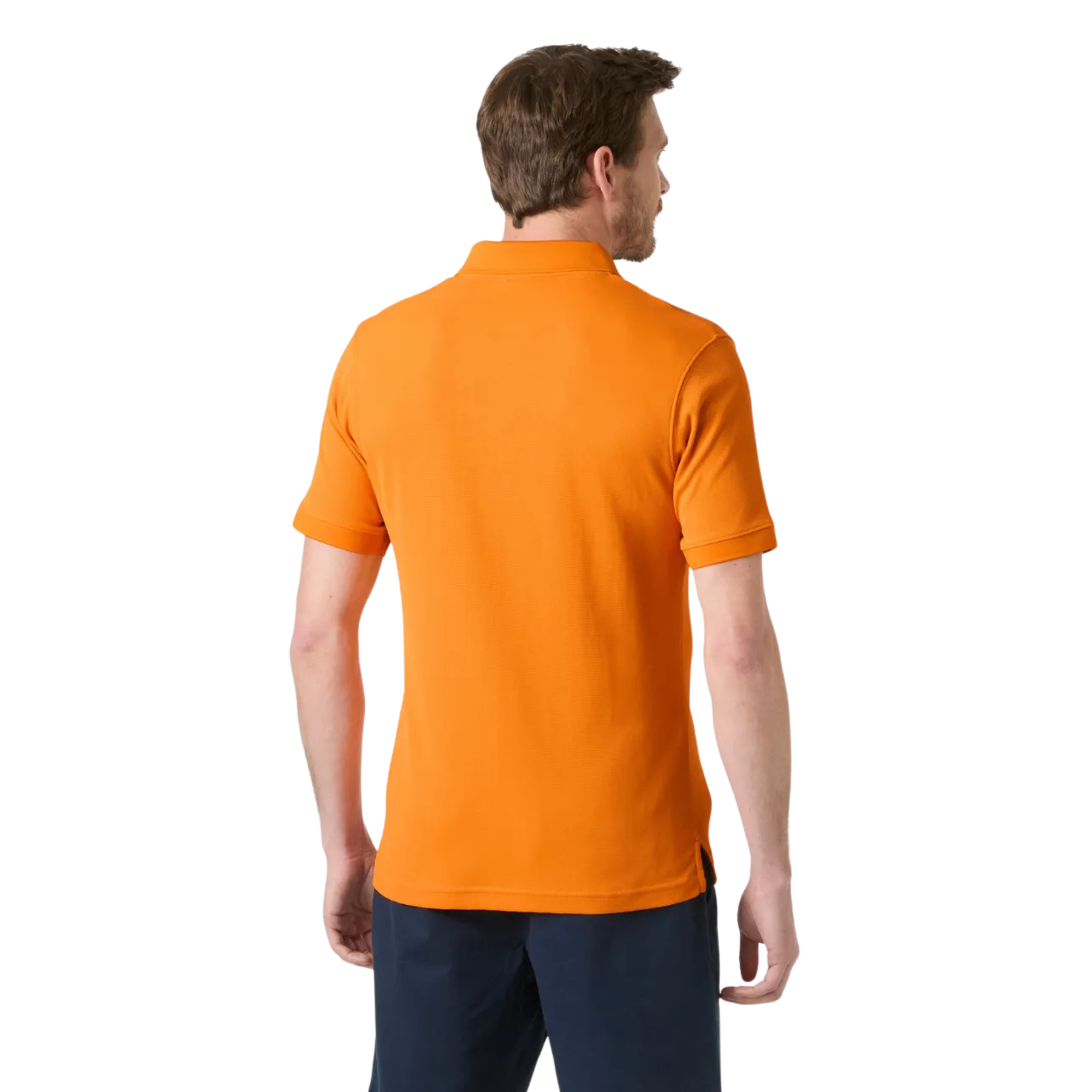 Helly Hansen Men's Driftline UPF50 Short Sleeve Technical Polo Shirt (Ignite Orange)