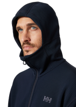 Load image into Gallery viewer, Helly Hansen Men&#39;s Evolved Air Hooded Midlayer Full Zip Fleece (Navy)
