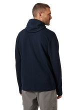 Load image into Gallery viewer, Helly Hansen Men&#39;s Evolved Air Hooded Midlayer Full Zip Fleece (Navy)
