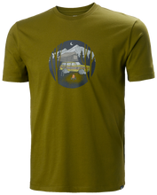 Load image into Gallery viewer, Helly Hansen Men&#39;s F2F Organic Cotton Tee 2.0 (Olive Green)
