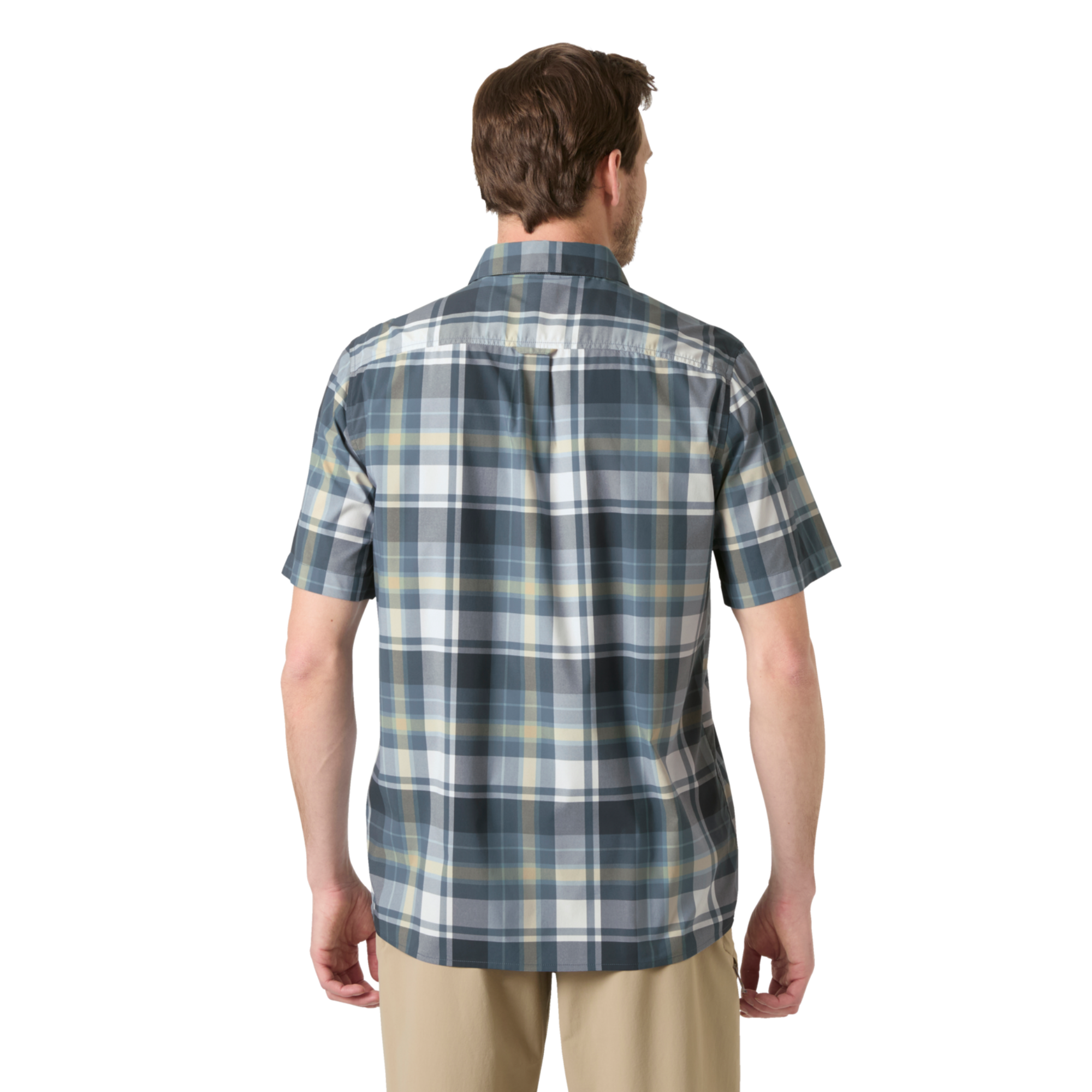 Helly Hansen Men's Fjord Quick Dry 2.0 Technical Short Sleeve Shirt (Washed Navy Peak)