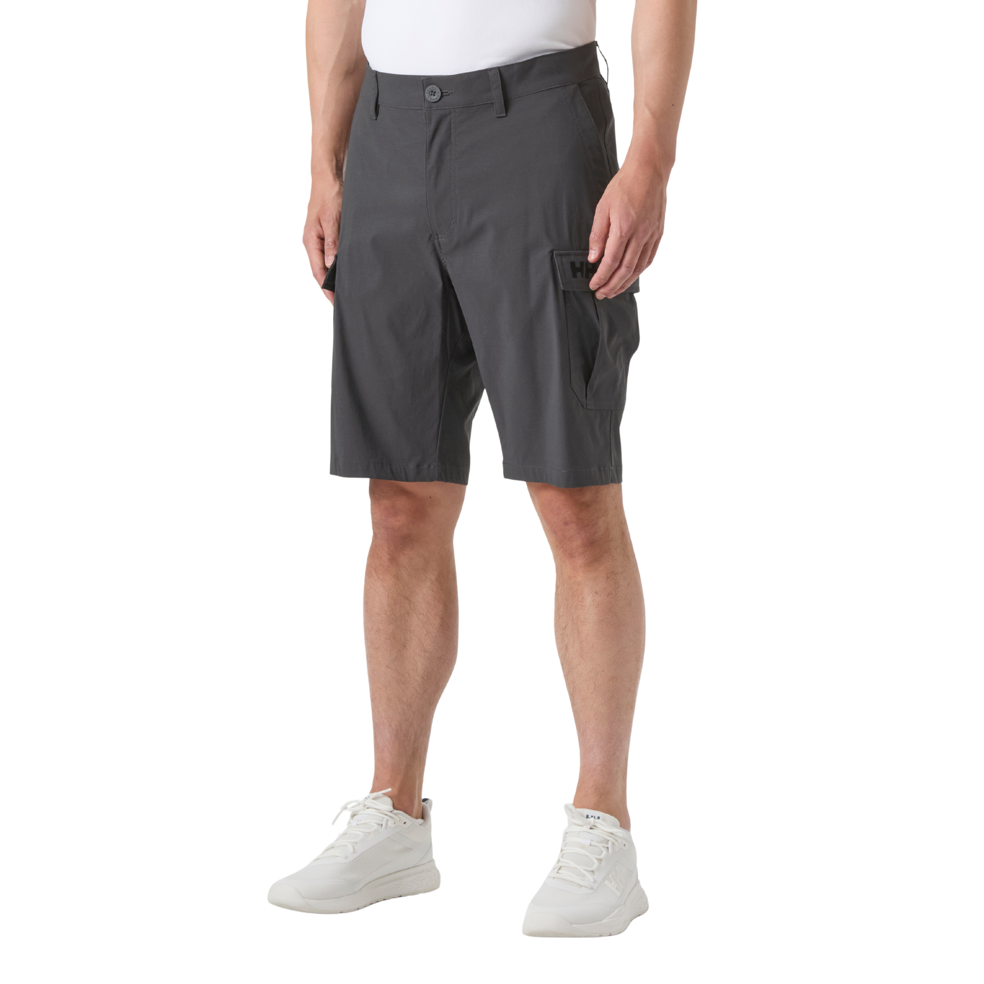 Helly Hansen Men's HH QD UPF50 Cargo Shorts (Ebony)(11in)