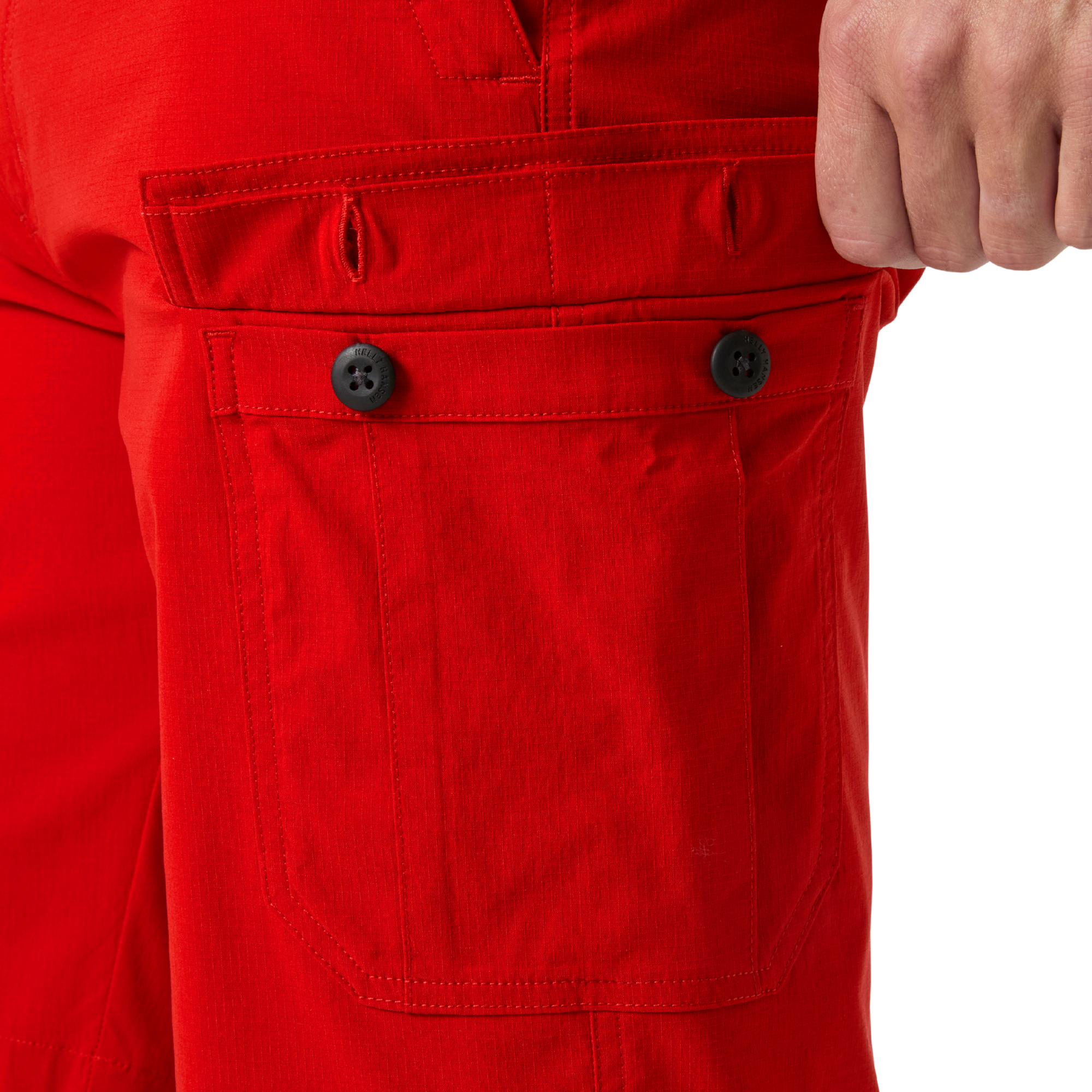 Helly Hansen Men's HH QD UPF50 Cargo Shorts (Red)(11in)