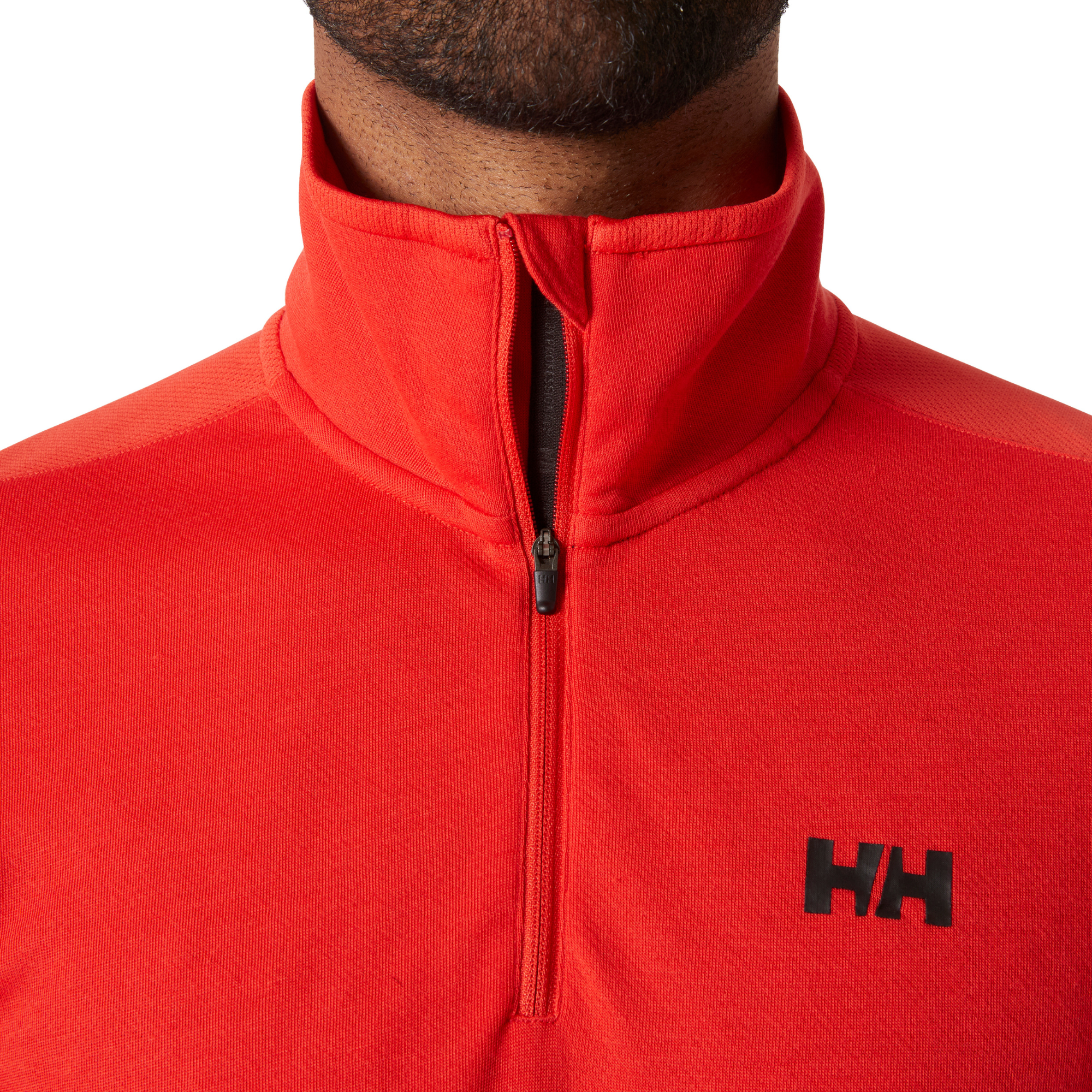 Helly Hansen Men's HP Half Zip Pullover 2.0 Fleece Top (Alert Red)