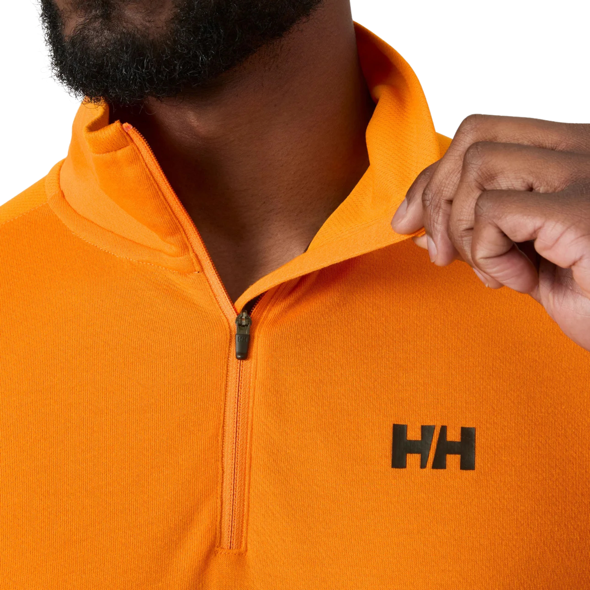 Helly Hansen Men's HP Half Zip Pullover 2.0 Fleece Top Ignite Orange 303 34131
