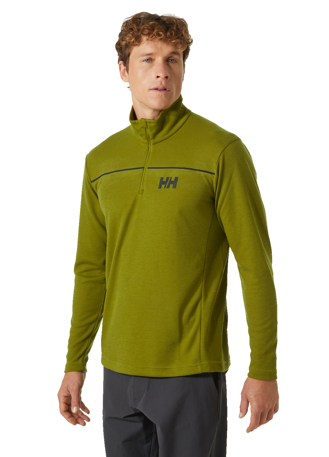 Helly Hansen Men s HP Half Zip Pullover Olive Green Landers