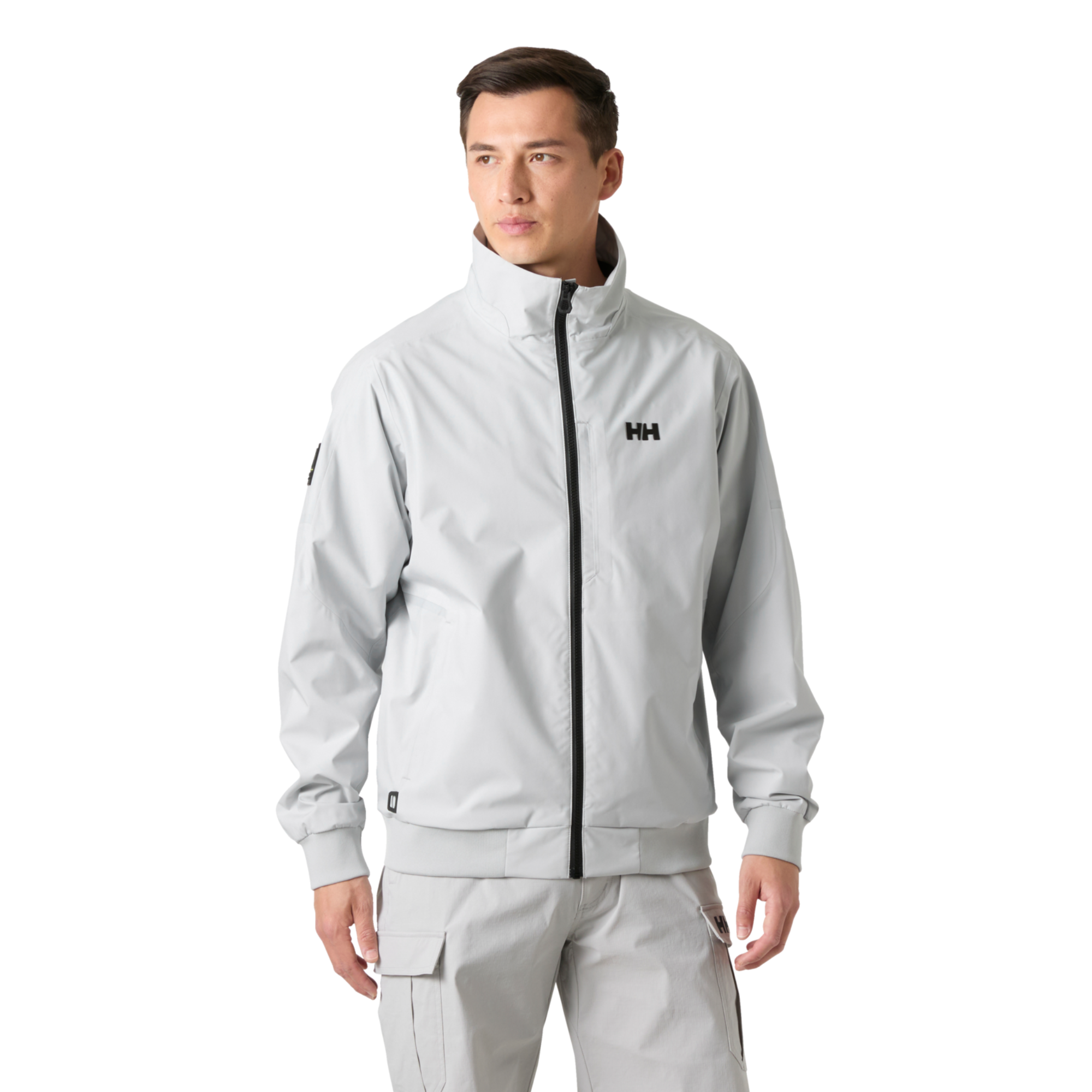 Helly Hansen Men's HP Racing 3.0 Waterproof Bomber Jacket (Grey Fog)