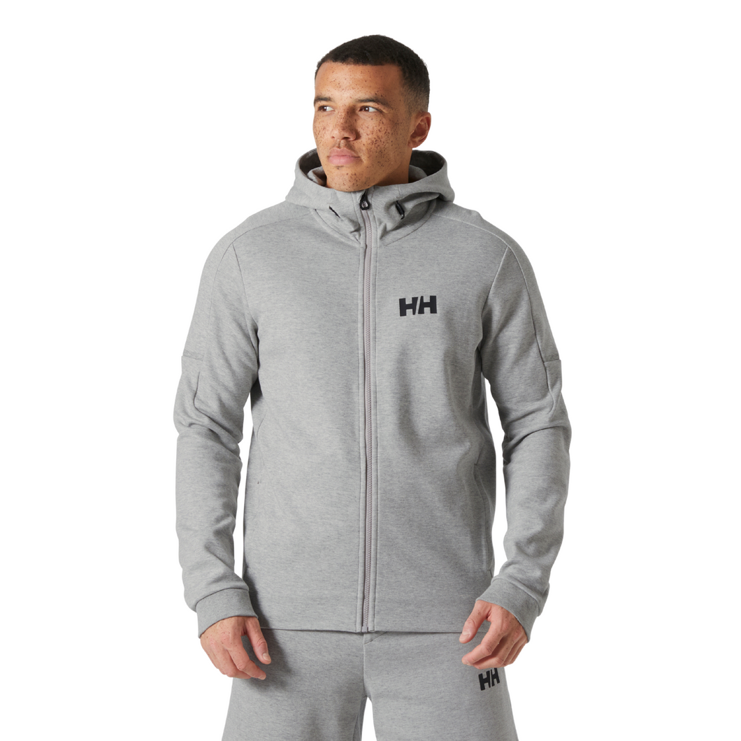 Helly Hansen Men's HP Tech Sweat Full Zip Hoody (Grey Melang)
