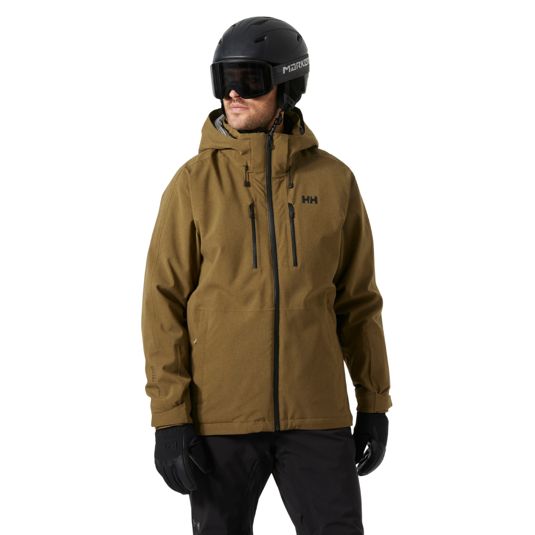 Helly Hansen Men's Juniper 3.0 2L HT Waterproof Insulated Ski Jacket (Sepia)