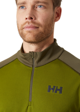 Load image into Gallery viewer, Helly Hansen Men&#39;s Lifa Active Half Zip Base Layer Top (Olive Green)
