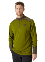 Load image into Gallery viewer, Helly Hansen Men&#39;s Lifa Active Half Zip Base Layer Top (Olive Green)
