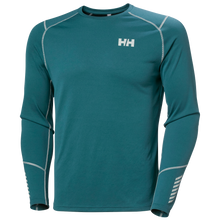 Load image into Gallery viewer, Helly Hansen Men&#39;s Lifa Active Long Sleeve Crew Neck Base Layer Top (Dark Creek)
