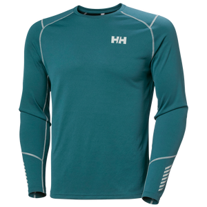 Helly Hansen Men's Lifa Active Long Sleeve Crew Neck Base Layer Top (Dark Creek)