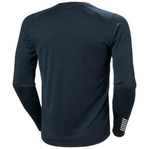 Helly Hansen Men's Lifa Active Long Sleeve Crew Neck Base Layer Top (Navy)