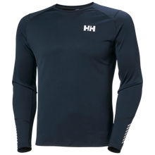 Load image into Gallery viewer, Helly Hansen Men&#39;s Lifa Active Long Sleeve Crew Neck Base Layer Top (Navy)
